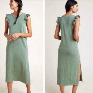 Sundry Green Midi Dress
